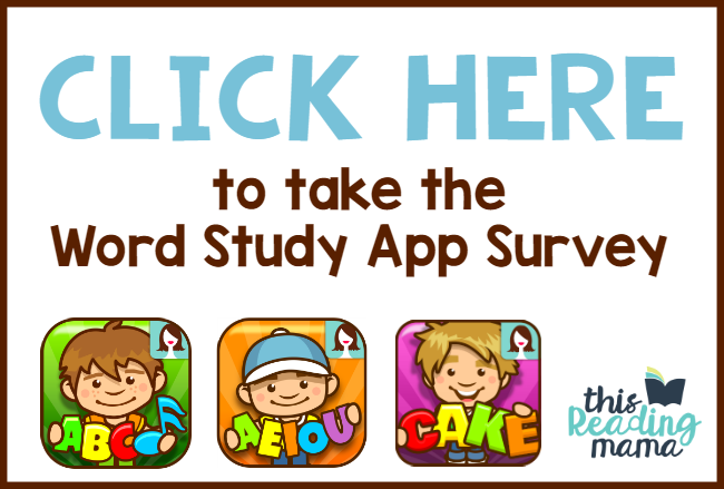 Word Study App Survey