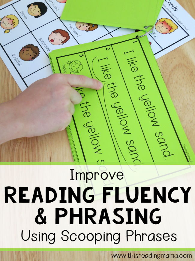 Improve Reading Fluency & Phrasing Using Scooping Phrases - This Reading Mama