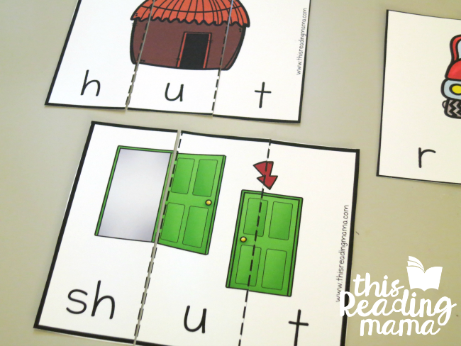 UT word family puzzles - with sh digraph