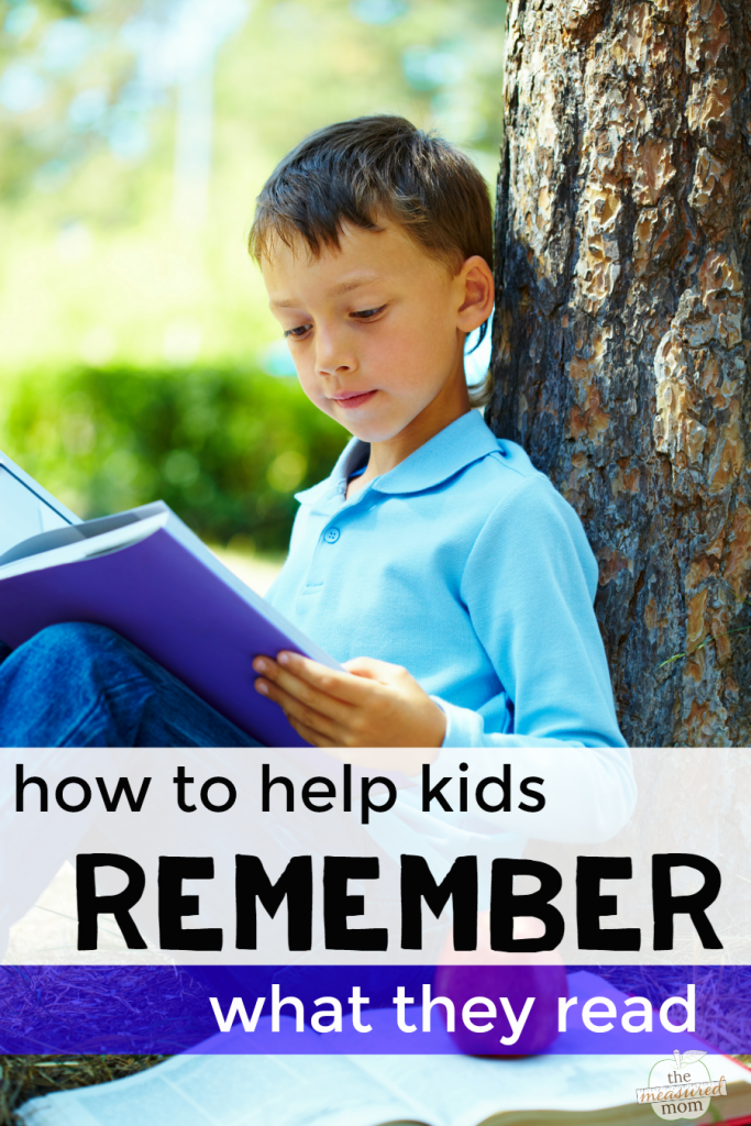 how to help kids remember what they read