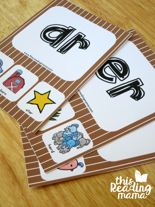 R-Controlled Phonics Cards