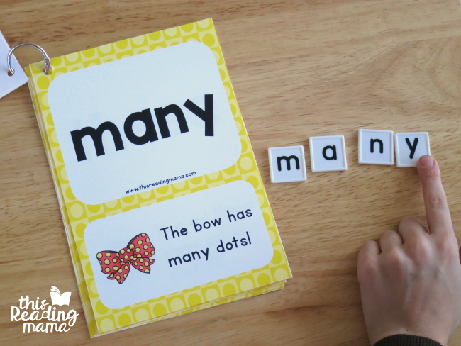 spelling sight words with letter tiles from 2nd grade sight word cards