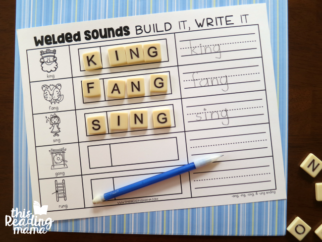 -ng welded sounds spelling mat