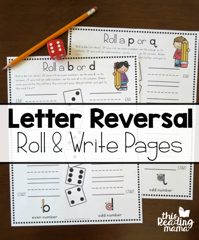 Letter Reversals Handwriting Pages