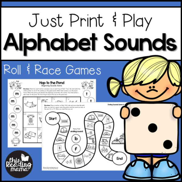 Print and Play Alphabet Sounds Games - This Reading Mama