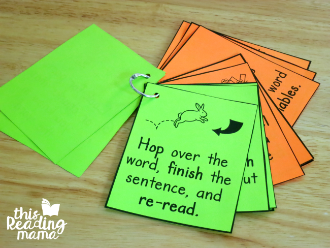 Reading Strategy Cards for K-3 Learners