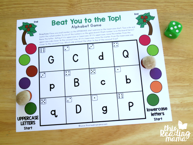 Level 3 editable alphabet game with visually similar letters