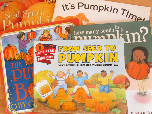 pumpkin books for K-3 learners