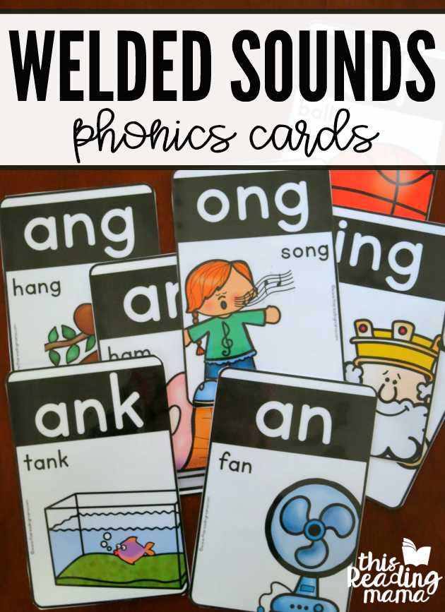 FREE Welded Sounds Phonics Cards - This Reading Mama