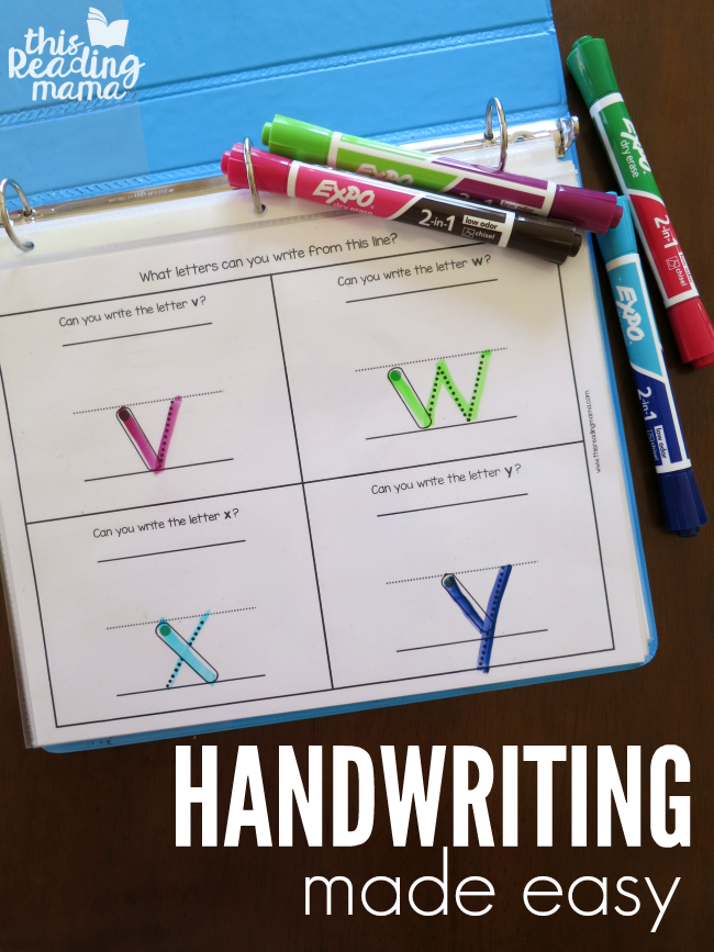 Improve Handwriting and Made it Easier with this Trick - This Reading Mama