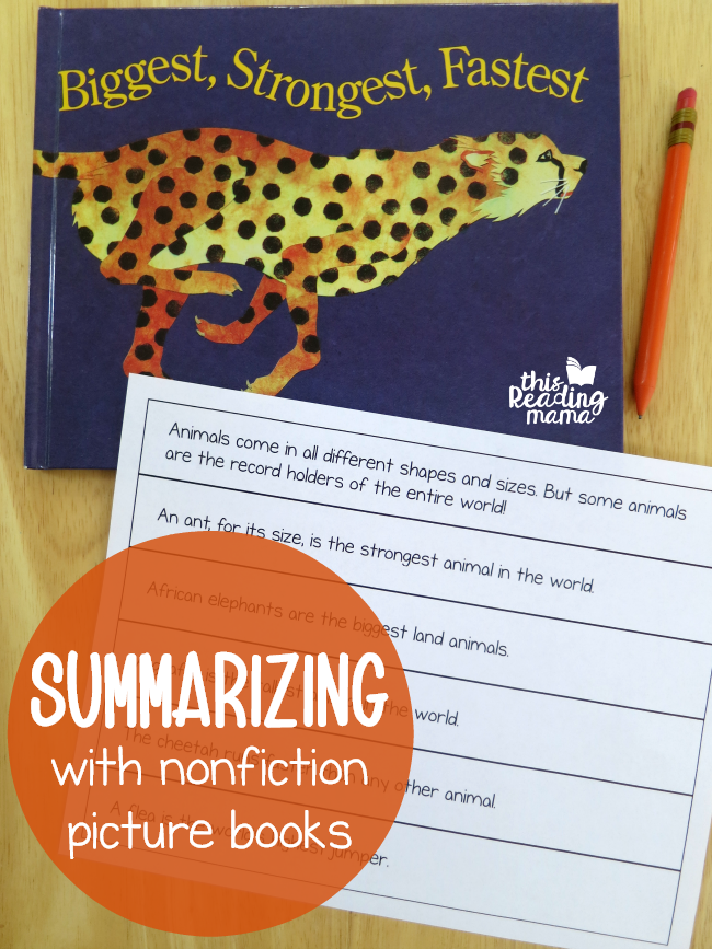 Summarizing with Nonfiction Picture Books