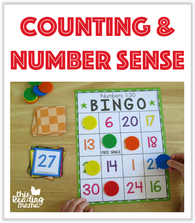Counting and Number Sense Printables from This Reading Mama