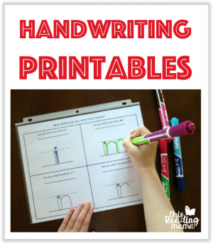 Handwriting Printables - This Reading Mama