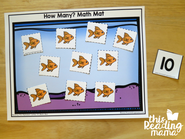 How Many? Math Mat - Count and Identify Number