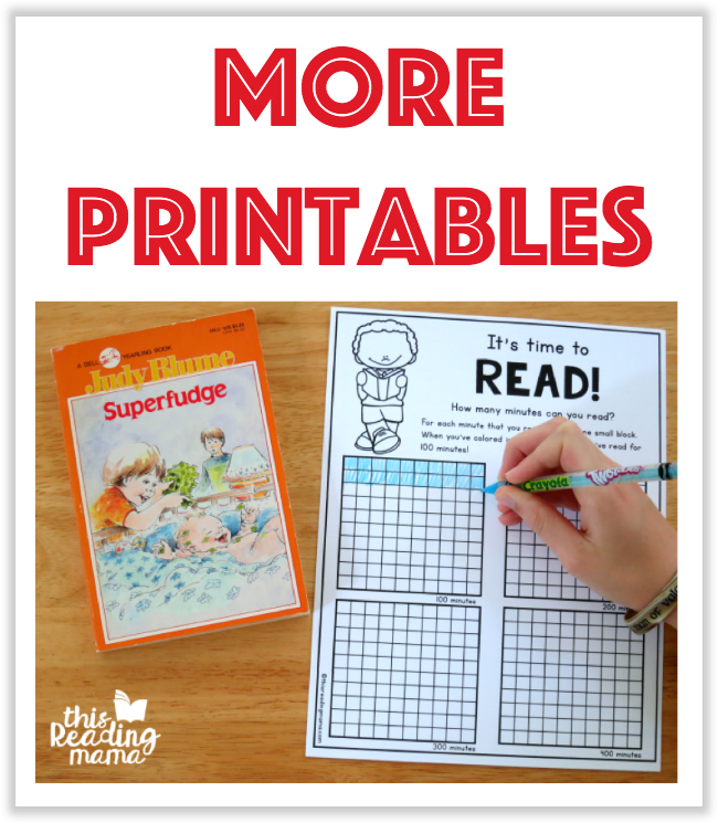 More Free Printables from This Reading Mama