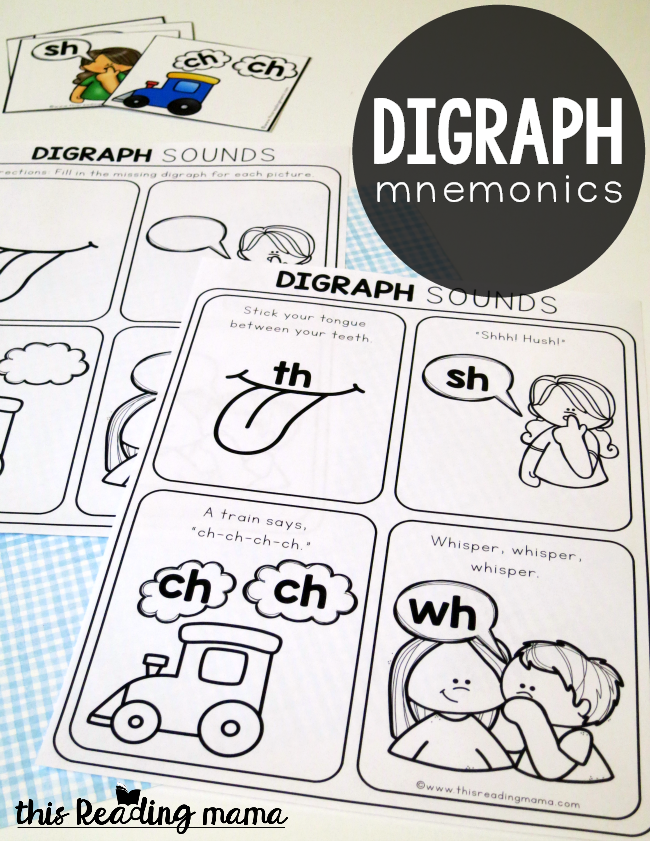 Digraph Mnemonics Pages from This Reading Mama