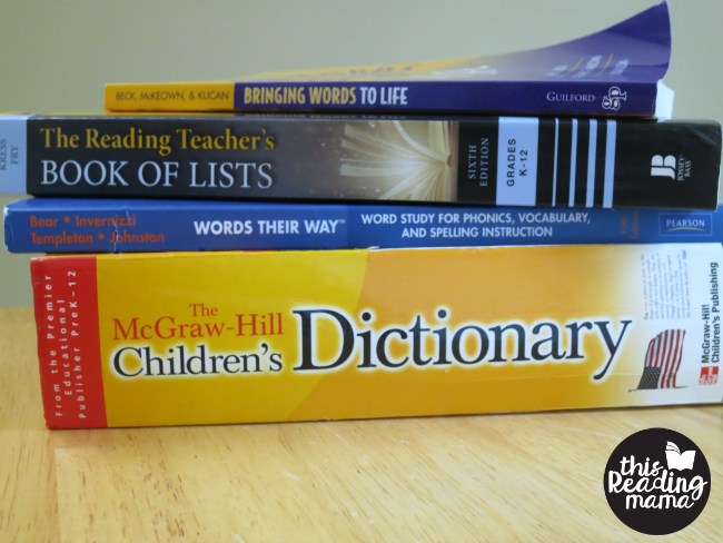 helpful books for teaching vocabulary