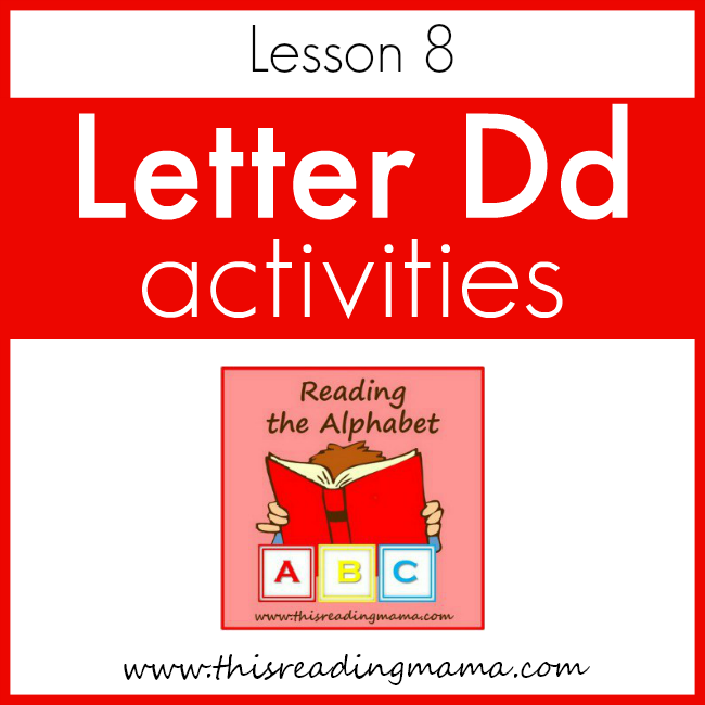 Reading the Alphabet Letter D - This Reading Mama