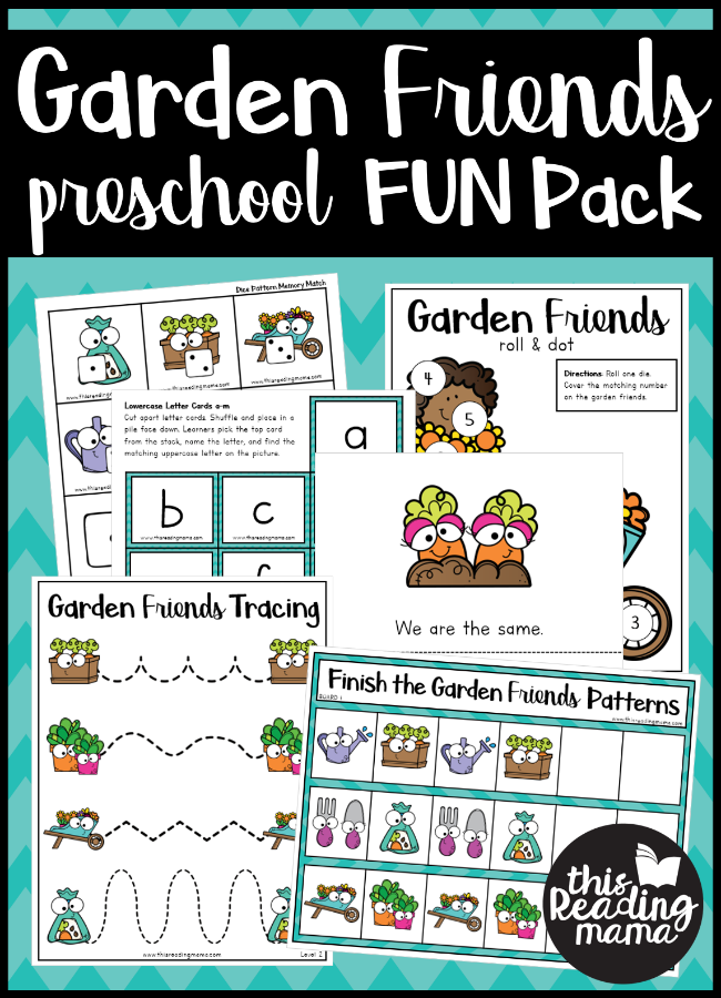 Garden Preschool Pack - This Reading Mama