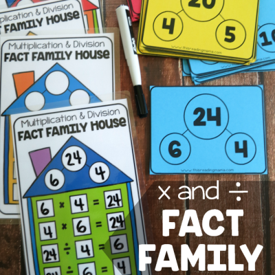 Multiplication & Division Fact Family Pack
