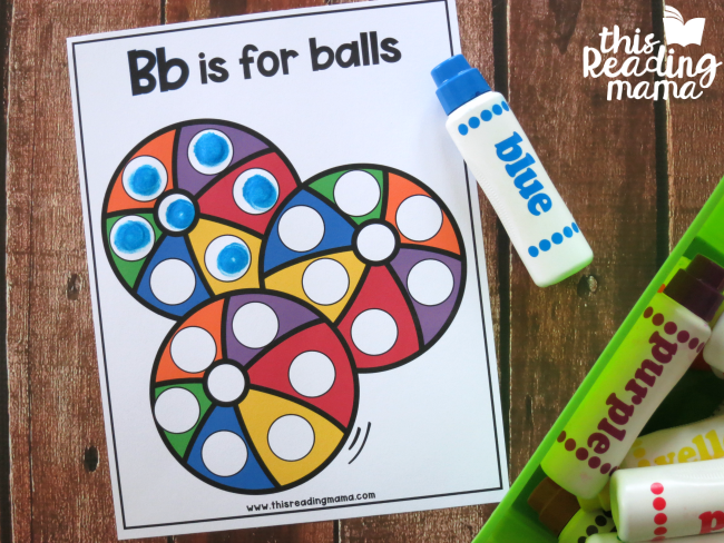 using dot markers to cover the free alphabet dot pages