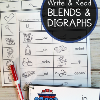 Blends and Digraphs Pages – Write & Read