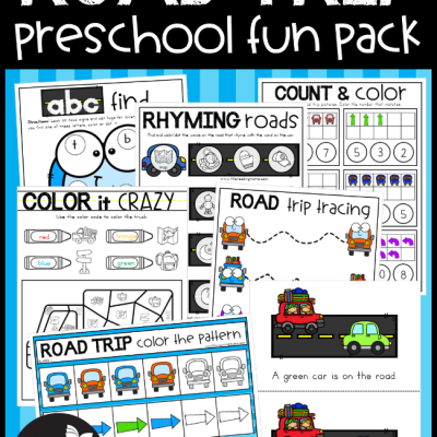 Road Trip Preschool Pack – NO PREP!