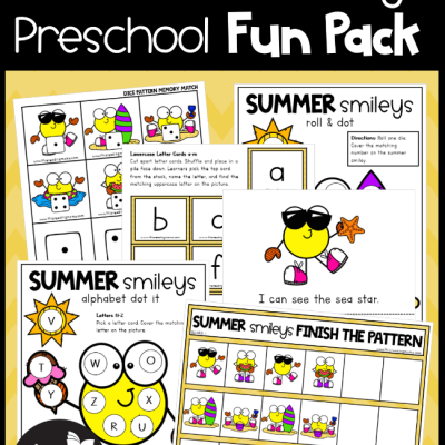 Preschool Summer Pack – Summer Smileys