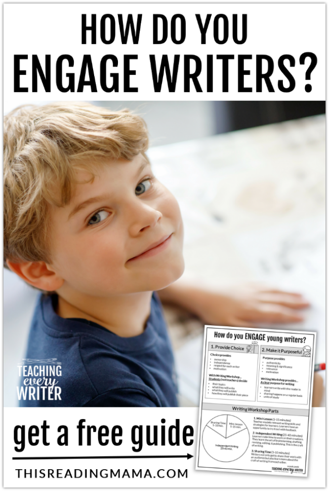 How Do You Engage K-2 Writers? - This Reading Mama