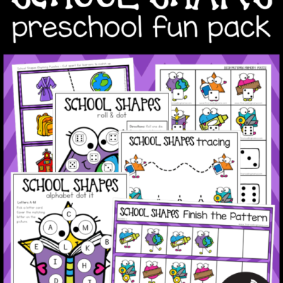 Back to School Preschool Pack