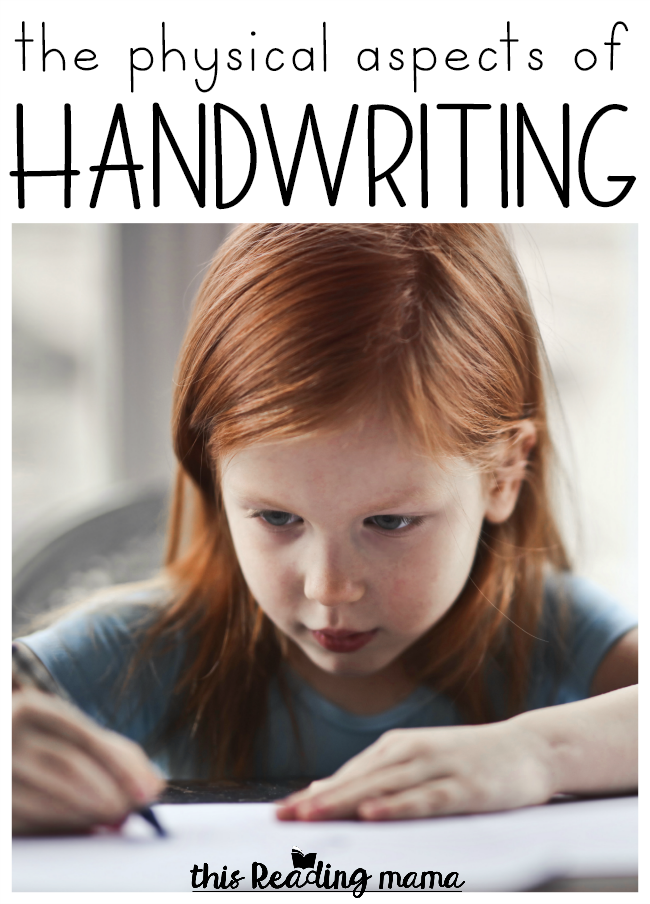 Supporting Writers with the Physical Aspects of Writing - This Reading Mama