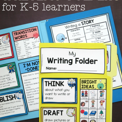 Writing Folders – for K-5 Learners