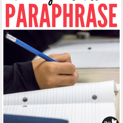 Steps of Teaching Writers to Paraphrase