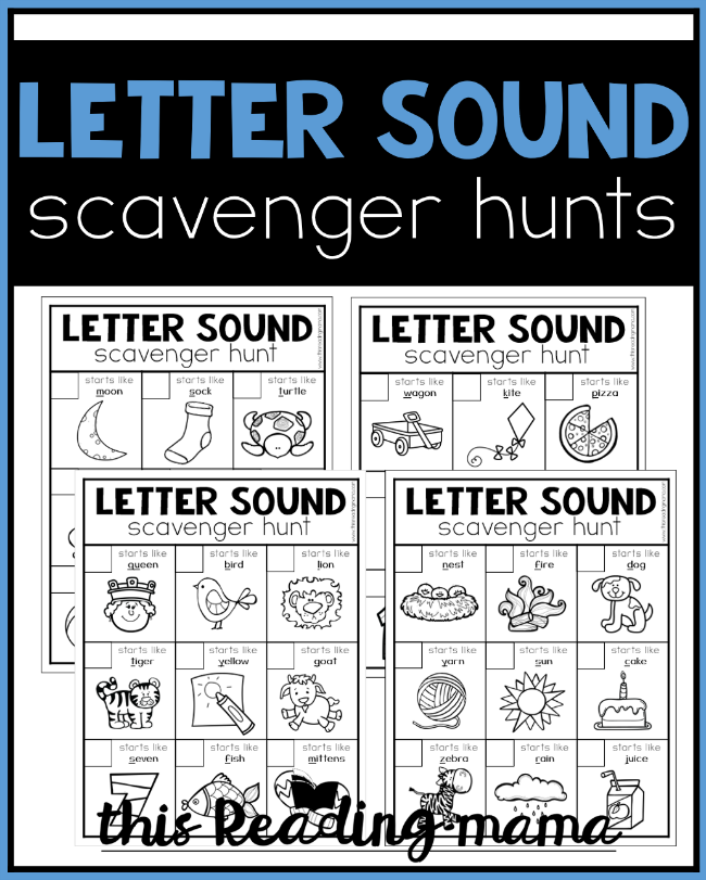 Printable Alphabet Scavenger Hunts - This Reading Mama