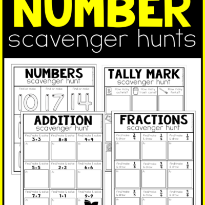 Printable Number Scavenger Hunts