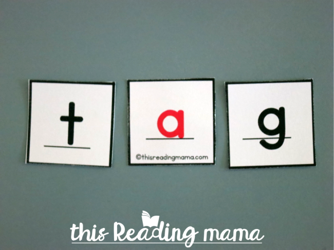 printable alphabet letter tiles - lines under all letters