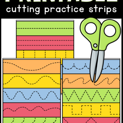 Printable Cutting Practice Strips