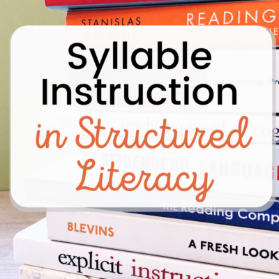 Syllable Instruction in Structured Literacy