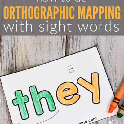 Orthographic Mapping with Sight Words {How to}