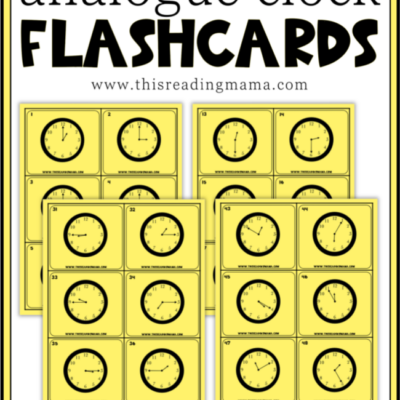 Analogue Clock Flashcards