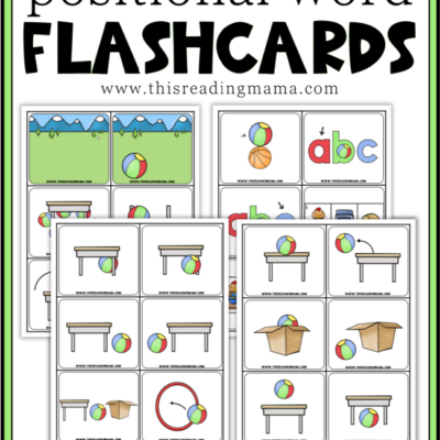 Positional Word Flashcards