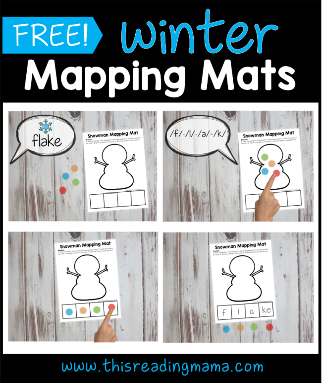 FREE Winter Mapping Mats - This Reading Mama