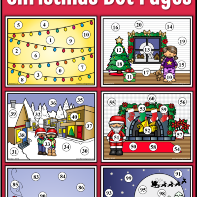 Christmas Number Dot Pages
