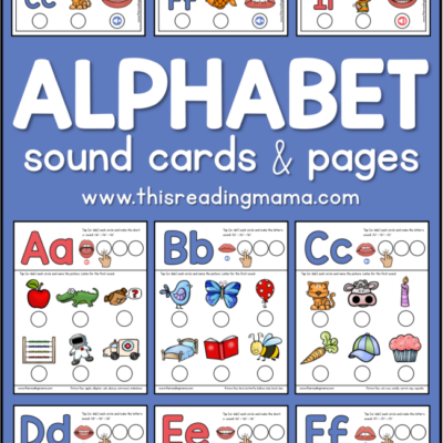 Alphabet Sound Cards & Pages